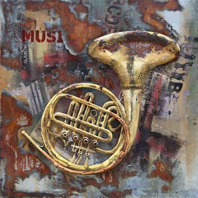 Tableau sur metal 3D