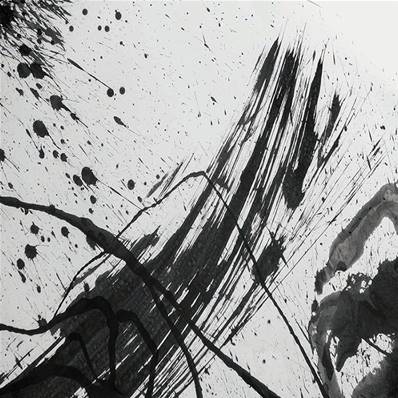 Tableau verre effet métal