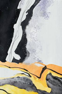 Tableau verre effet métal